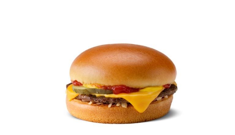 Cheeseburger at McDonald's with Price & Calorie Info