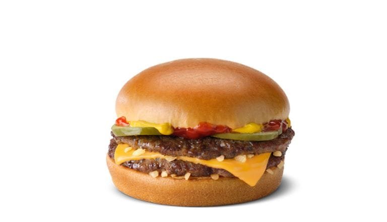 McDouble at McDonald's with price info